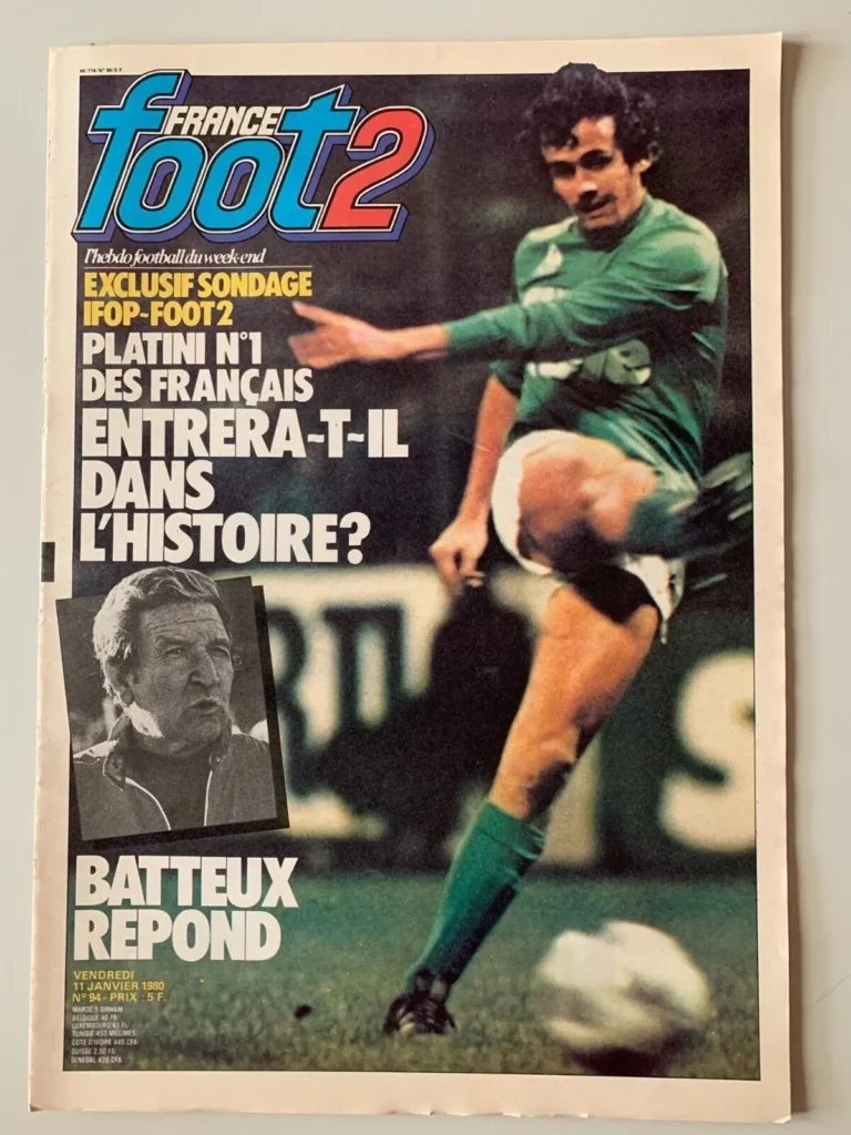 France foot 2 11 janvier 1980