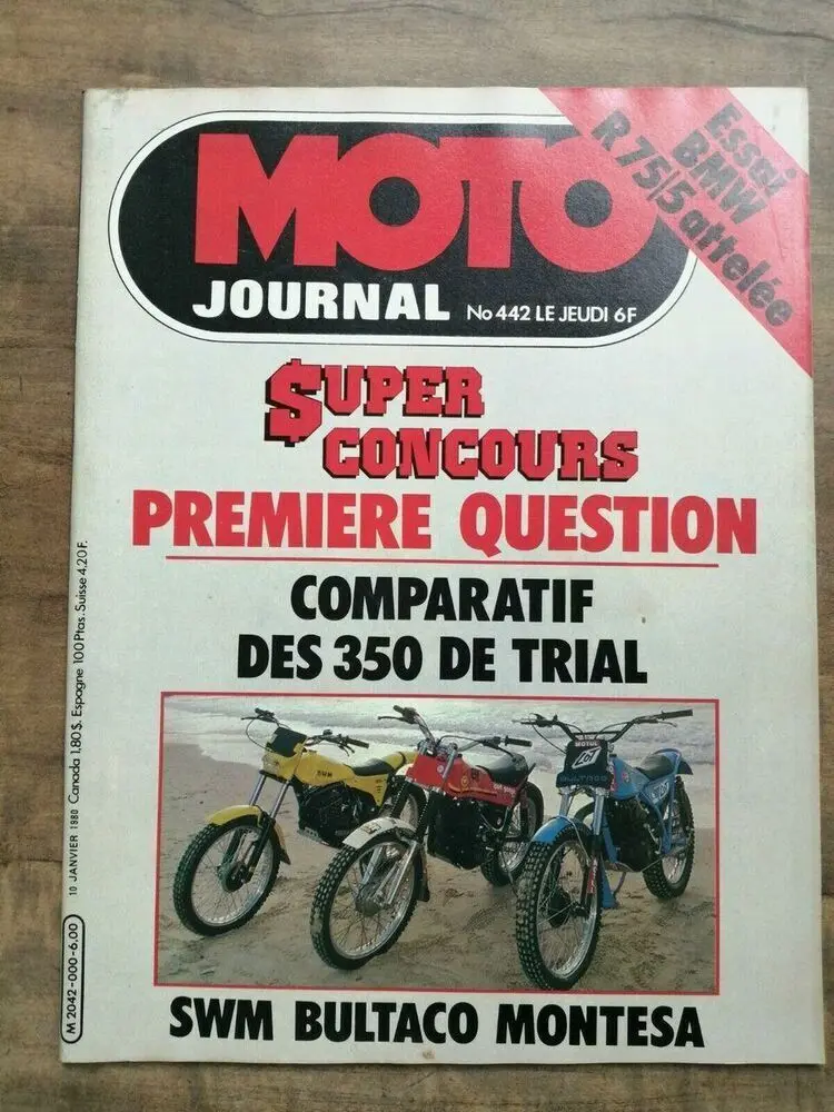 Moto journal 10 janvier 1980