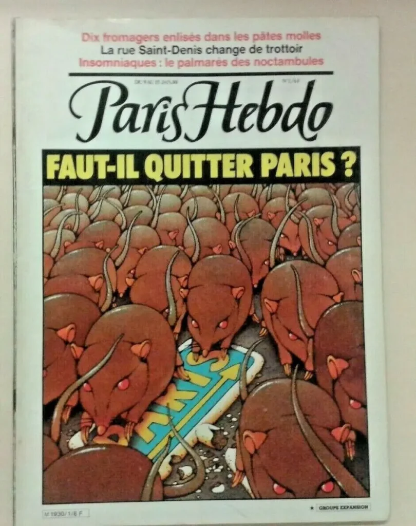 paris hebdo 15 janvier 1980