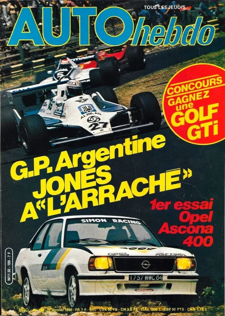 Auto hebdo 17 janvier 1980